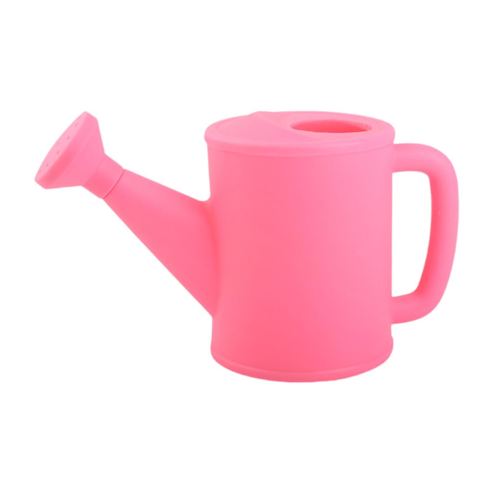 F Fityle Kids Watering Can for Children Gardening Tool Toy Watering Can for Kids Boys Girls 700ml Watering Pot for Garden Indoor Outdoor Plants Farmhouse Lawn,Pink,Single Nozzle