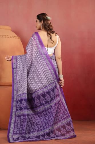 Image of TAMAIRA FASHION Mulmul Pure Cotton Saree For Woman |Office Wear Daily Wear Sarees For Women Without Blouse Piece(Available in 19 Colours)