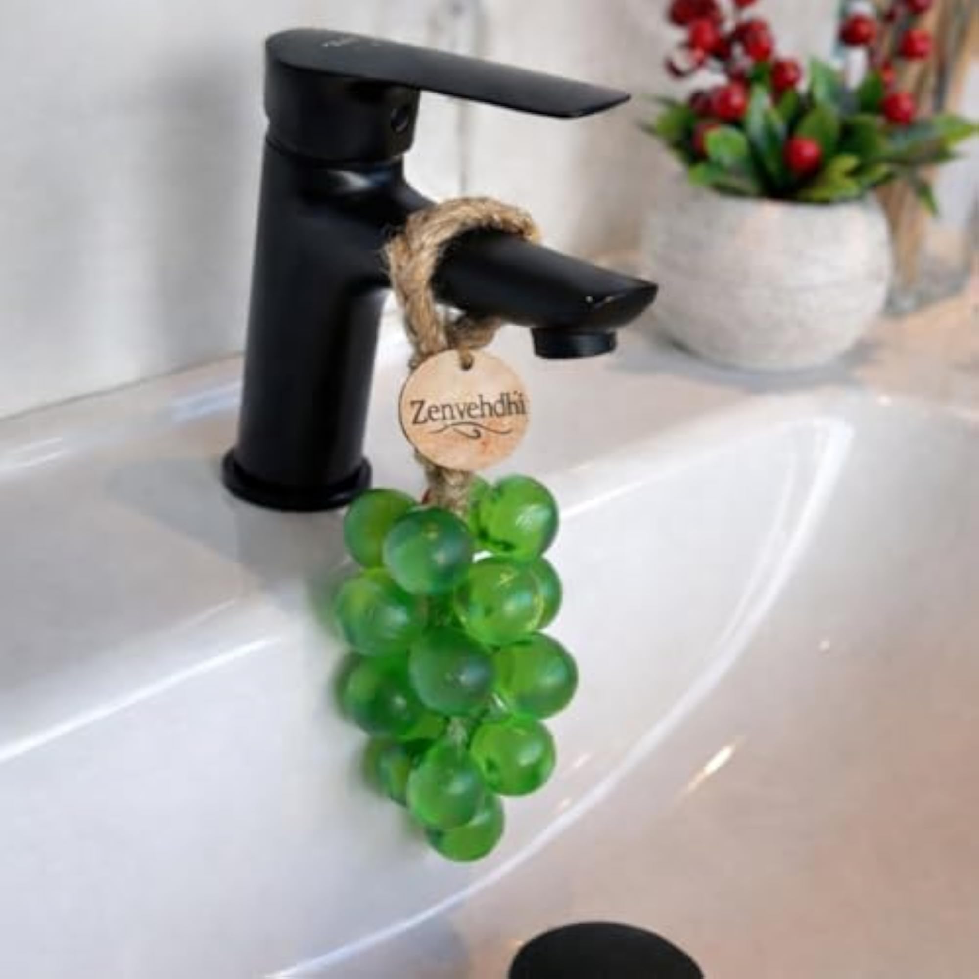 Aloe Vera Flower Soap, Natural Glycerin Hanging Soap