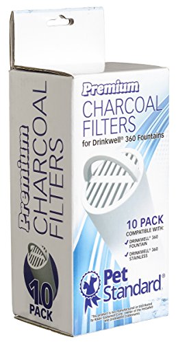 Premium Charcoal Filters for PetSafe Drinkwell 360 Fountains, Pack of 10 - Image 3