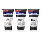 Neutrogena Men Exfoliating Razor Defense Daily Shave Face Scrub, Conditioning Facial Cleanser for Smoother Skin & Less Razor Irritation, Dye-Free, 4.2 fl. oz (Pack of 3)