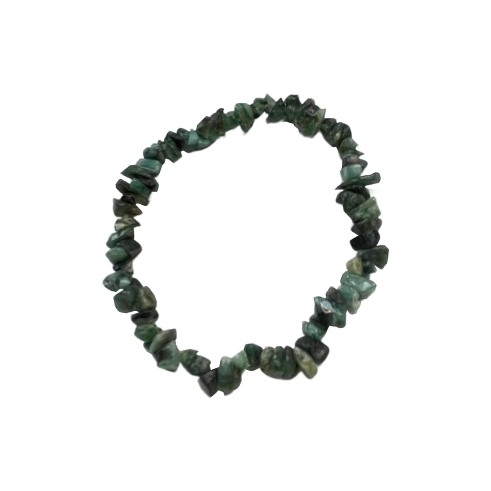 VIE Gemstone Chip Stretch Bracelet, Emerald