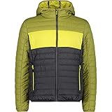 CMP Herren Herrenjacke mit Kapuze-33z5247 Jacke, Anthrazit-Moss, 52