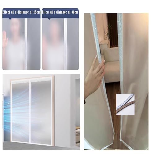Rideau de porte isolant thermique magnétique imperméable haute densité - 4