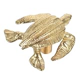 Construction en laiton durable : fabriqués en laiton massif, ces boutons sont conçus pour durer, offrant une fiabilité à long terme et un look vintage , poignées de porte, tirette de tiroir tortue