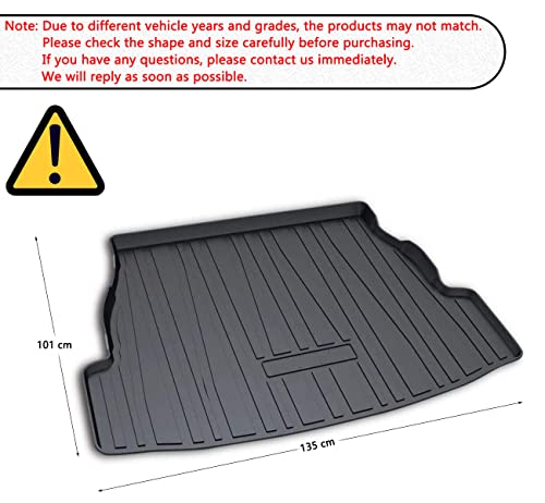 Aiqiying Rav4 Cargo Liners Compatible With 2019 2020 2021 2022 Models Toyota Rav4，All Weather Tech Protector 3D Modeling Waterproof Durable Tpo Rear Cargo Trunk Tray Carpet Floor Mat Custom Fit Set #TOP1