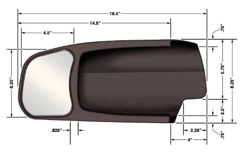 Cipa 11400 Dodge Custom Towing Mirror #TOP3