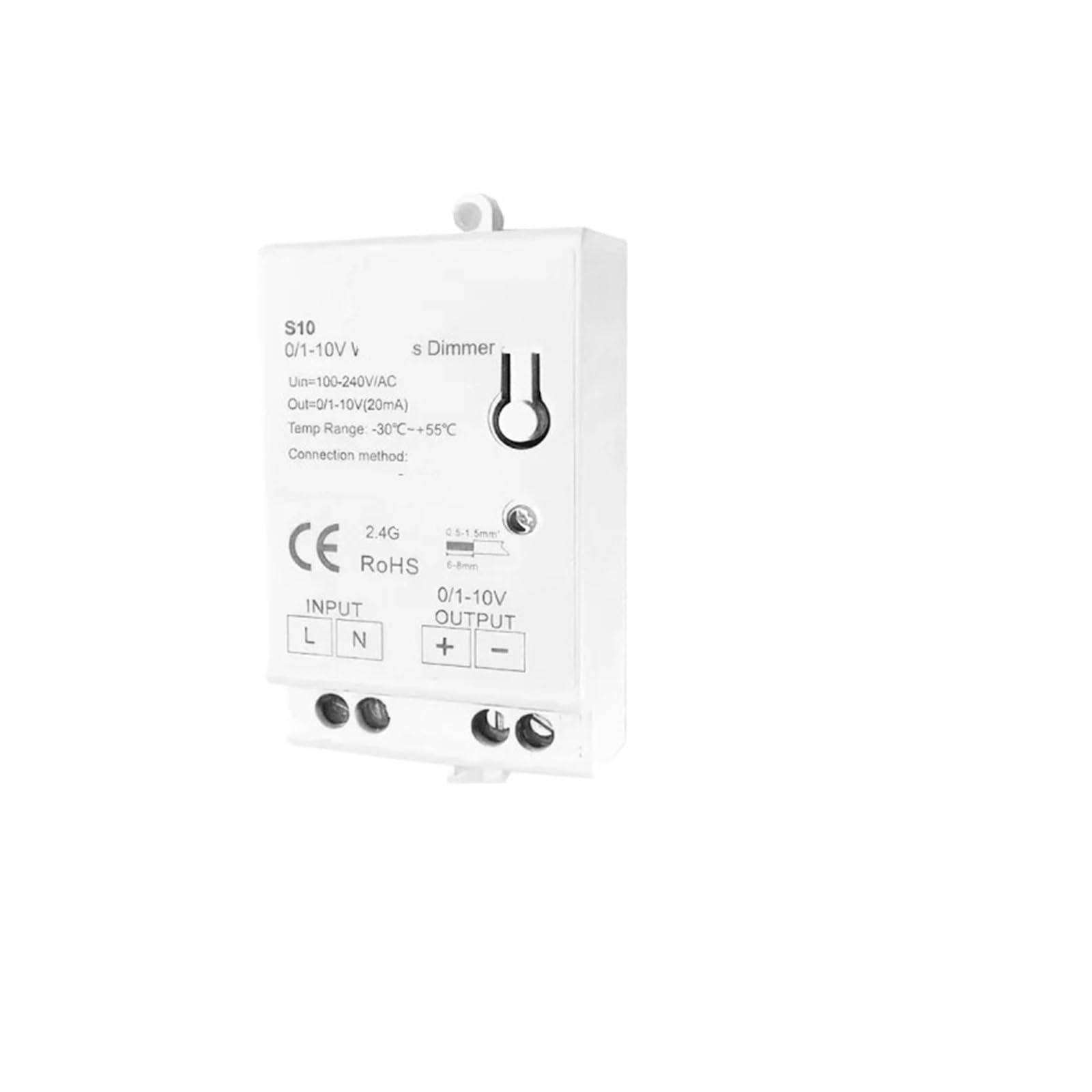 Variateur d'éclairage anti-scintillement interrupteur réglable 1-10V pour ampoule LED instable