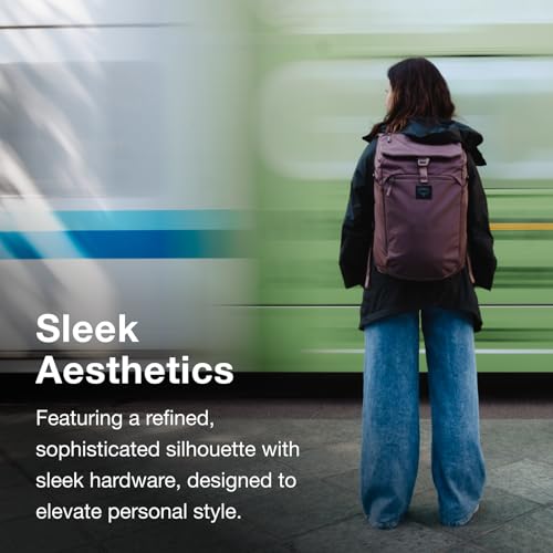 Osprey Aoede Slim SyncPack Backpack with Laptop Sleeve, Magma Brown4