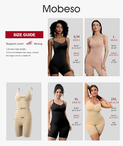 Image of Women's Strapless Shapewear Bodysuit for Women Tummy Control Shapewear, Seamless Body Shaper with Removable Straps