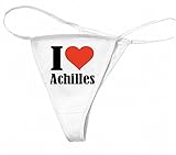 I Love Achilles führen wir mit dem gleichen Motiv auch als T-Shirt, Sweatshirt, Handyhülle, Kaffeetasse, Kissenbezug usw.