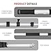 Pyle Telescope Microphone Boom Fish Pole for Shotgun Mics with Adjustable Length-5.7’ ft. (PMKSB06), Black