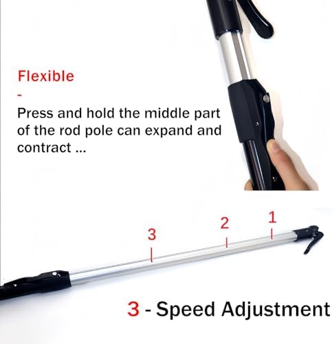Telescopic Rod Wallboard Finishing Box - 8/10/12" Drywall Flat Tool for Plastering, Scraping & Painting - Essential Sheetrock Finishing Kit for Professionals