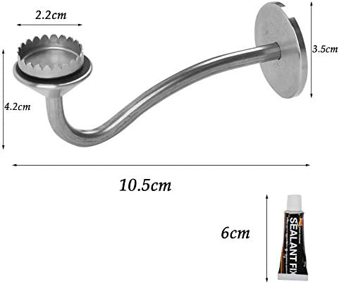 POKIENE Soap Dish, Bathroom Soap Holders Clip-On Soap Tray,Magnetic Soap Holder,Strong Adhesive Wall Mounted Hanging Soap Holder,S-Shape Creative Magnetic Soap Holder for Bathroom,Silver