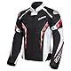 Scoyco Mesh Motorradjacke Motorrad Biker Reiten Verschleißfeste Jacke Atmungsaktive Schutzausrüstung für Herren 4 Jahreszeiten