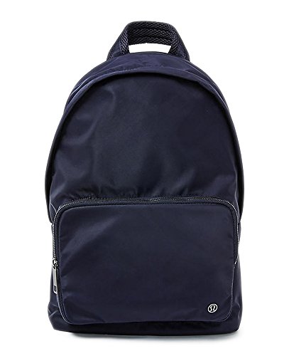 Lululemon Midnight Navy Water Resistant Laptop Book Bag Everywhere Backpack can carry 15' laptop