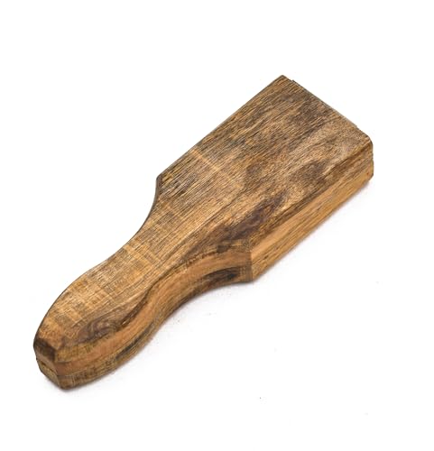 Image of Mango Wood Lemon Squeezer Nimbu Nichod Ras for Home & Restaurant Bar Kitchen Tools, Lemon Juice Extractor, Brown Dishwasher Safe