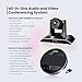 20x Zoom Conference Room Camera System TONGVEO All-in-1 Video and Audio Conferencing System 20X Optical Zoom USB3.0 HDMI PTZ Camera and Conference speaker with microphone Bundle for large Meeting Room