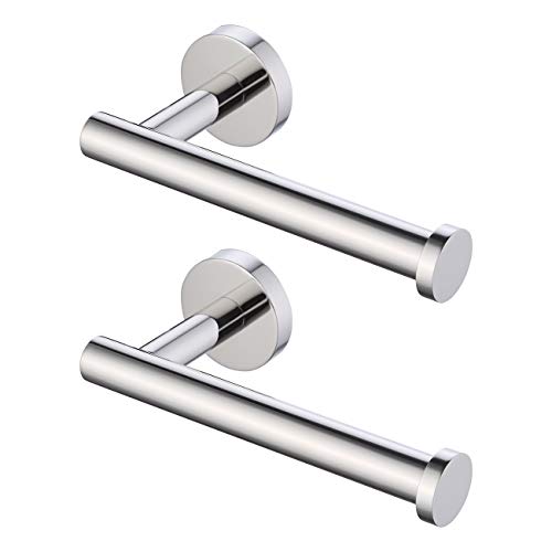 Preisvergleich Produktbild Umi. von Amazon Toilettenpapierhalter WC Rollenhalter Klopapierhalter SUS304 Edelstahl Papierhalter Klorollenhalter Halterung Toilettenpapier 2 Stück Wandmontage Poliert, A2175S12-P2