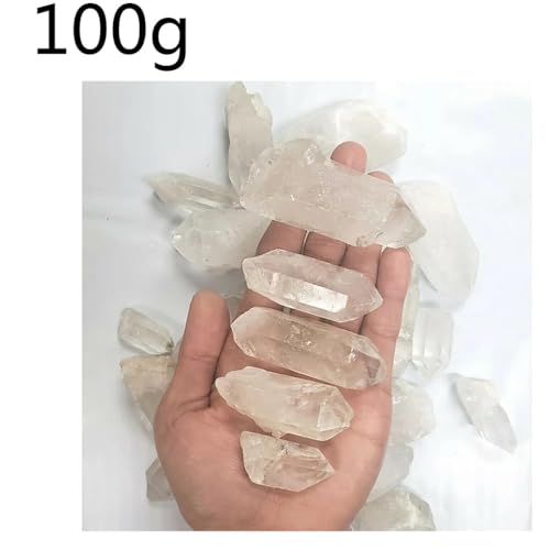 Cuarzo blanco natural de 3-5 cm en columnas de puntas de cristal para decoración de hogar 3