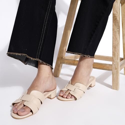Image of TRASE Block Heels Sandals For Women, Sassy Stylish & Comfortable Footwear