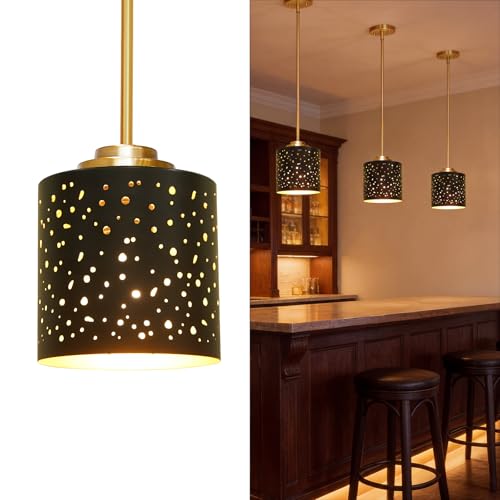 2 Pack Pendant Lights Kitchen Island with Plug in Cord Pendant Lamp Shade - image 1
