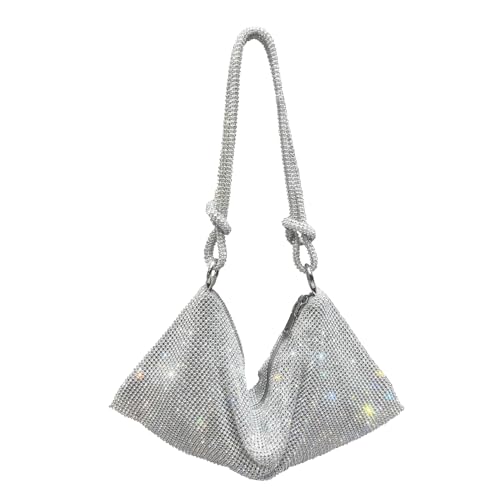 Rhinestone Shoulder Bags for Women Women's Handbags Handmade Evening Clutch Bags Top Handle Bag for Party
