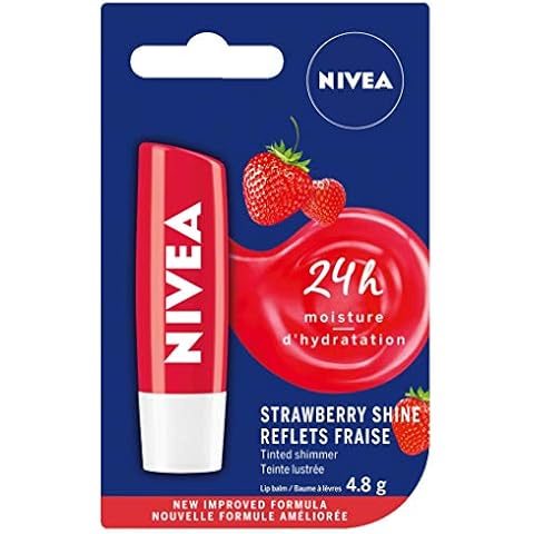 Nivea - Bálsamo Labial de Fresa con Brillo Cover