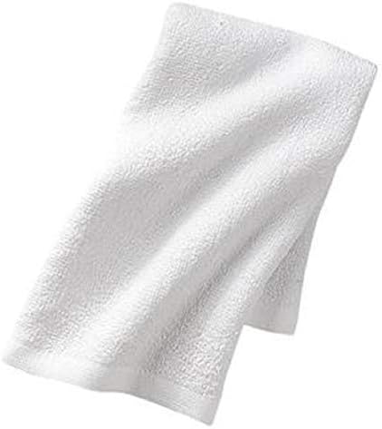 Merida 4 Pack Deluxe Premium Quality Cotton Fingertip Towel Sets, White Color, Size 12" x 20", Great for Monogram Embroidery Gift, Bathroom, Decor