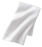 Merida 4 Pack Deluxe Premium Quality Cotton Fingertip Towel Sets, White Color, Size 12" x 20", Great
