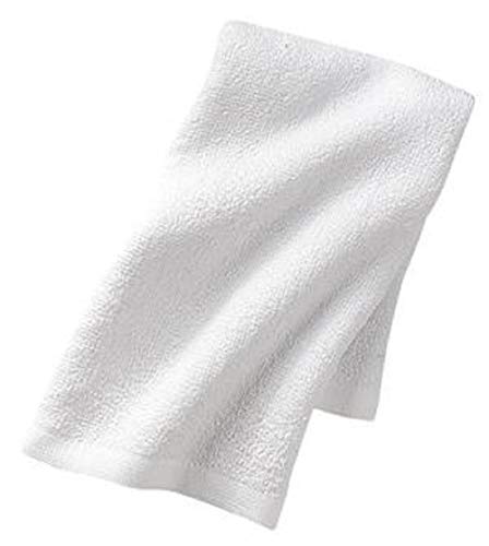 Merida 4 Pack Deluxe Premium Quality Cotton Fingertip Towel Sets, White Color, Size 12" X 20", Great For Monogram Embroidery Gift, Bathroom, Decor #TOP1
