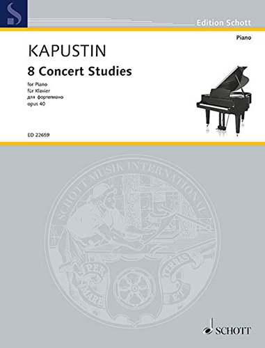 スマホ 無料電子書籍 カプースチン: 8つの演奏会用エチュード Op.40/ショット・ミュージック社/ バイ