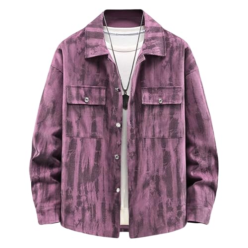 Chaqueta de mezclilla para hombre estilo casual otoño miniatura 1