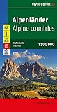 Alpenländer - Österreich - Slowenien - Italien - Schweiz - Frankreich, Autokarte 1:500.000 (freytag & berndt Auto + Freizeitkarten)