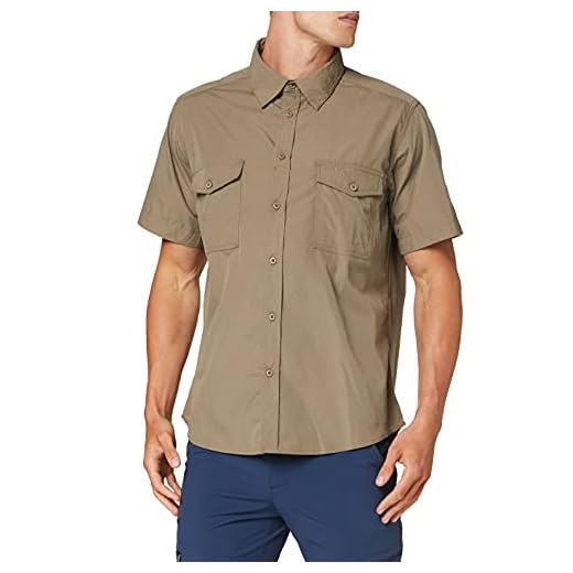 Craghoppers Men's Kiwi SS Shirt, Pebble, Medium