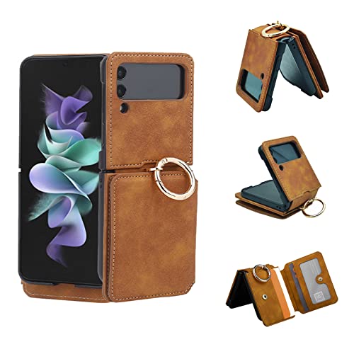 Asuwish �X�}�z�P�[�X Samsung Galaxy Z Flip 4 5G 2022�p �E�H���b�g�J�o�[ �����O�t�� �N���X�{�f�B �X�g���b�v �X�g���b�v �N���W�b�g�J�[�h�z���_�[ �X�^���h �Z���A�N�Z�T���[ ZFlip4 Z4 Flip4 4Z 