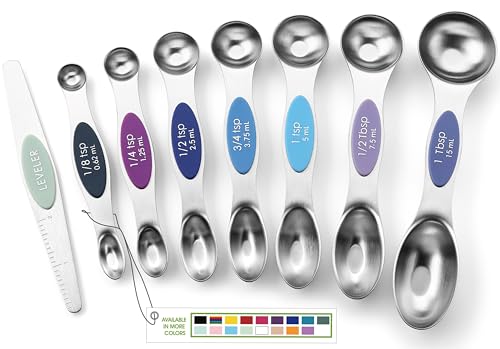 Spring Chef Magnetic Measuring Spoons Set of 8
