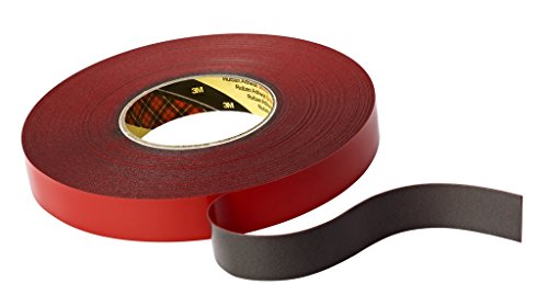 3M VHB Cinta Adhesiva, 4646 F, 25 mm x 33 m, 0,6 mm, 3 unidades, Gris