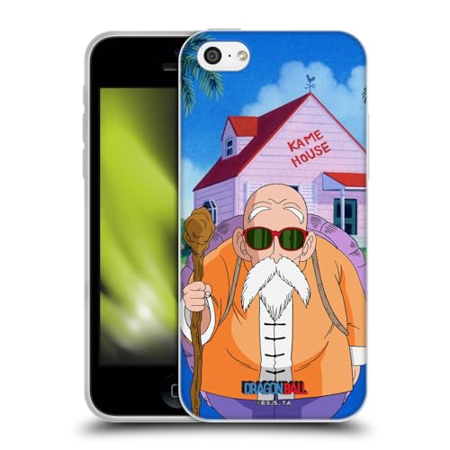 Head Case Designs Officially Licensed Dragon Ball Master Roshi Characters Soft Gel Case Compatible With Apple iPhone 5c