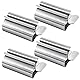 MOERAE Tubenquetscher Tubenpresse, 4 Stück Tubenausdrücker, Tubenquetscher für Alle Tube, Tubenpresse Squeezer Zahnpasta, Edelstahl Zahnpasta Sitzhalter, Zahnpasta Lotionen Cremes Entleeren Squeezer