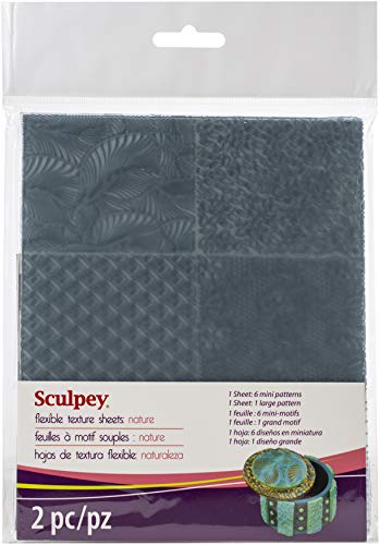 Sculpey AS2005 Texture Sheet-Nature