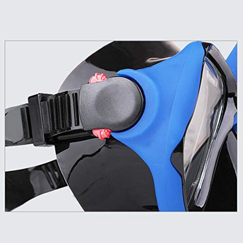 Conjunto de máscaras de snorkel Lioobo – Óculos panorâmicos antiembaçamento 180 e snorkel seco dobrá