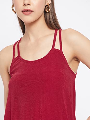 Image of LE BOURGEOIS Women Solid Relaxed Fit Cami Top