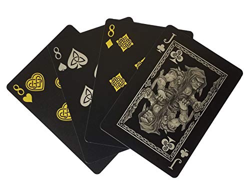 Creatures of The FAE Cartas de Póker Edición Negro Oro Plata miniatura 5