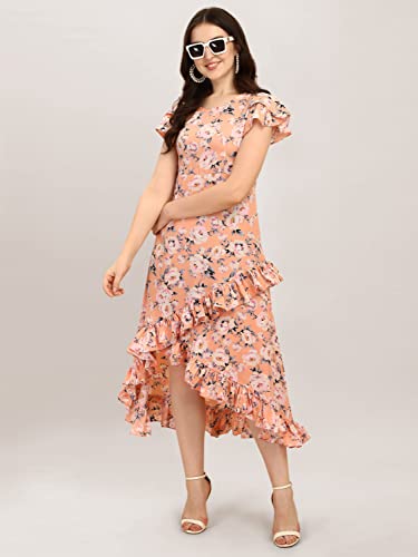 Image of QIQI Women's Crepe A-Line Maxi Casual Dress