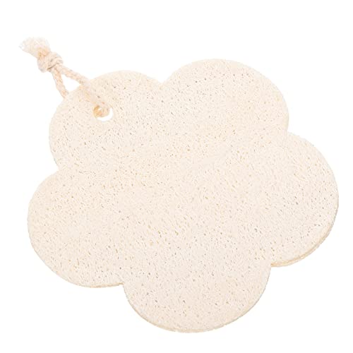 FRCOLOR Lufa de algodón con forma de flor caricia puff de ducha esponjas de cocina esponja exfoliante esponja baño esponja de baño depurador de esponja de esponja de ducha esponja vegetal