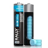 Caffeine Mints by Rally, 60 Milligram Caffeine, Instant Energy, Fresh Breath Caffeinated Minty Candy, 0 Sugar, Natural Wintergreen Flavor (2 Packs, 20 Mints)