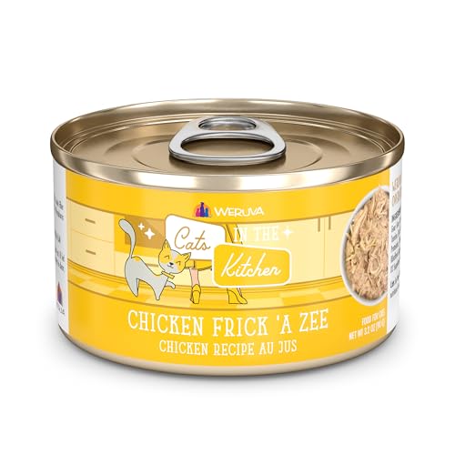 Image of Weruva Cats in the Kitchen, Chicken Frick 'A Zee with Chicken Au Jus Cat Food, 3.2oz Can (Pack of 24)