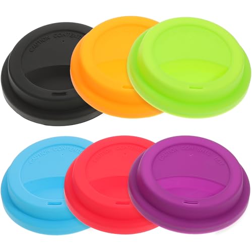 Couvercles de tasse en silicone réutilisable ventouse pour mug
