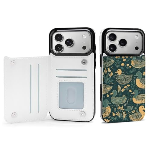 Coque iPhone 17 anti-choc fine avec porte-cartes intégré pour homme
